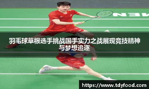 羽毛球草根选手挑战国手实力之战展现竞技精神与梦想追逐
